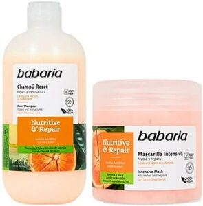 Favoritos verano 2023 - Champú y mascarilla Nutritive & Repair de Babaria